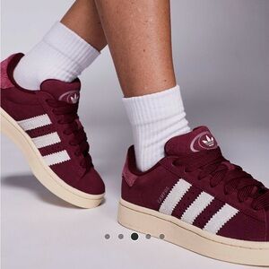 Adidas Originals Campus 00’s Suede Burgundy Sneakers